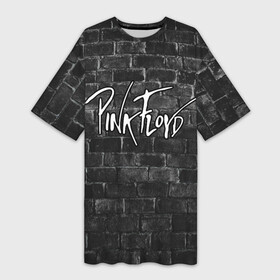 Платье-футболка 3D с принтом PINK FLOYD  ПИНК ФЛОЙД КИРПИЧНАЯ СТЕНА в Кировске,  |  | pink floyd | артрок | группа | музыка | пинк флойд | прогрессивный рок | протопрог | психоделический рок | рок | рок группа | спейсрок | эйсидрок | экспериментальный рок