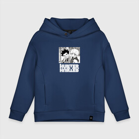 Детское худи Oversize хлопок с принтом Hunter x Hunter Killua Gon в Кировске, френч-терри — 70% хлопок, 30% полиэстер. Мягкий теплый начес внутри —100% хлопок | боковые карманы, эластичные манжеты и нижняя кромка, капюшон на магнитной кнопке | gon | gon freecss | hunter x hunter | hunter x hunter killua | hxh | killua | killua and gon | killua zoldyck | manga | аниме | аниме герои | гон | гон фрикс | охотник х охотник