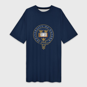 Платье-футболка 3D с принтом Oxford  эмблема университета в Кировске,  |  | university of oxford | англия | британия | великобритания | вуз | колледж | образование | оксфорд | студенты | университет | школа