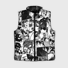 Женский жилет утепленный 3D с принтом Gurren Lagann pattern в Кировске,  |  | anime | tengen toppa gurren lagann | аниме | анимэ | гурен лаганн | ёко | камия | ния | симон