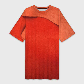 Платье-футболка 3D с принтом Тряпочка в Кировске,  |  | в крапинку | накладка | обрезан | оранжевый | текстура
