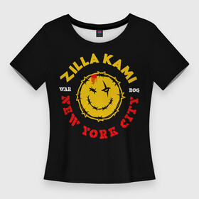 Женская футболка 3D Slim с принтом ZillaKami x SosMula City Morgue New York City в Кировске,  |  | city | citymorgue | morgue | sos mula | sosmula | zilla kami | zillakami | модные | нью йорк | хайп | шмот