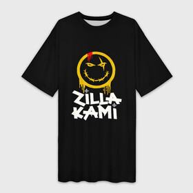 Платье-футболка 3D с принтом ZillaKami x SosMula City Morgue Smile в Кировске,  |  | city | citymorgue | morgue | smile | sos mula | sosmula | zilla kami | zillakami | модные | хайп | шмот