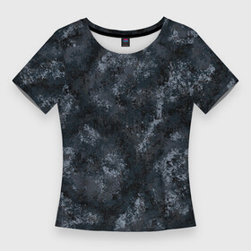 Женская футболка 3D Slim с принтом Камуфляж Паук Ночь в Кировске,  |  | камуфляж | маскировка | милитари | ночной | ночь | пиксельный