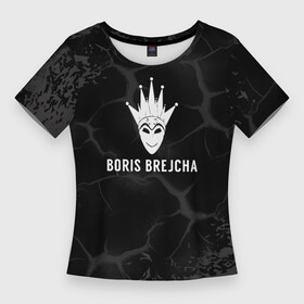 Женская футболка 3D Slim с принтом boris brejcha  борис брейча в Кировске,  |  | boris | boris brejcha | brejcha | house | minimal | mix | rave | solomun | techno