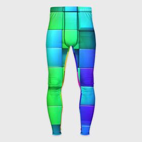 Мужские тайтсы 3D с принтом Color geometrics pattern  Vanguard в Кировске,  |  | color | fashion | neon | pattern | vanguard | авангард | мода | неон | узор | цвет