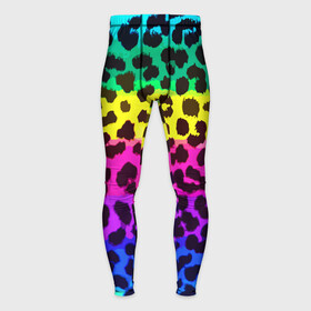 Мужские тайтсы 3D с принтом Leopard Pattern  Neon в Кировске,  |  | fashion | leopard | neon | pattern | skin | vanguard | авангард | леопард | мода | неон | узор