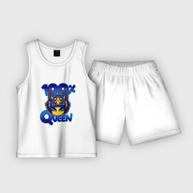 Детская пижама с шортами хлопок с принтом Ankha Animal Crossing в Кировске,  |  | animal crossing | ankha | cat | анка | клеопатра | кошка | кошки