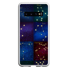 Чехол для Samsung Galaxy S10 с принтом Созвездия Северного полушария летом в Кировске, Силикон | Область печати: задняя сторона чехла, без боковых панелей | Тематика изображения на принте: constellations | galaxy | stars | вселенная | звезды | небо | ночное | полушарие | северное | созвездия