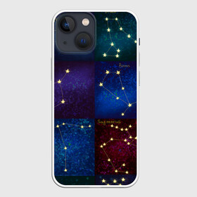 Чехол для iPhone 13 mini с принтом Созвездия Северного полушария летом в Кировске,  |  | constellations | galaxy | stars | вселенная | звезды | небо | ночное | полушарие | северное | созвездия