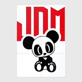 Магнитный плакат 2Х3 с принтом JDM / Panda / Japan в Кировске, Полимерный материал с магнитным слоем | 6 деталей размером 9*9 см | ears | eyes | japan | jdm | panda | paws | глаза | лапы | панда | уши | япония