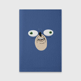 Обложка для паспорта матовая кожа с принтом Смешной Ежик в Кировске, натуральная матовая кожа | размер 19,3 х 13,7 см; прозрачные пластиковые крепления | ежик | игры | смешные | соник | фильмы