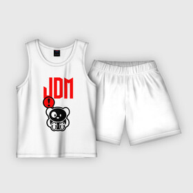 Детская пижама с шортами хлопок с принтом JDM  Panda  Japan  Bear в Кировске,  |  | bear | japan | jdm | panda | style | медведь | панда | стиль | япония