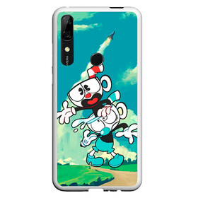 Чехол для Honor P Smart Z с принтом 2 Чашечки | Cuphead в Кировске, Силикон | Область печати: задняя сторона чехла, без боковых панелей | Тематика изображения на принте: cuphead | cupheadshow | игра чашки | капхед | капхэд | нетфликс | чашечки | чашка | чашки | шоу | шоу чашечка