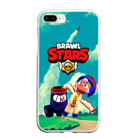 Чехол для iPhone 7Plus/8 Plus матовый с принтом brawlstars Выстрел Бонни Bonny в Кировске, Силикон | Область печати: задняя сторона чехла, без боковых панелей | Тематика изображения на принте: boni | bonnie | brawl | brawl stars | brawlstars | brawl_stars | бони | бонни | бравлстарс