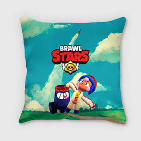 Подушка 3D с принтом brawlstars Выстрел Бонни Bonny в Кировске, наволочка – 100% полиэстер, наполнитель – холлофайбер (легкий наполнитель, не вызывает аллергию). | состоит из подушки и наволочки. Наволочка на молнии, легко снимается для стирки | boni | bonnie | brawl | brawl stars | brawlstars | brawl_stars | бони | бонни | бравлстарс