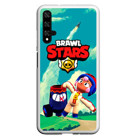 Чехол для Honor 20 с принтом brawlstars Выстрел Бонни Bonny в Кировске, Силикон | Область печати: задняя сторона чехла, без боковых панелей | boni | bonnie | brawl | brawl stars | brawlstars | brawl_stars | бони | бонни | бравлстарс