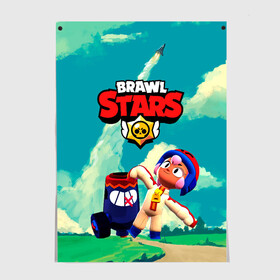 Постер с принтом brawlstars Выстрел Бонни Bonny в Кировске, 100% бумага
 | бумага, плотность 150 мг. Матовая, но за счет высокого коэффициента гладкости имеет небольшой блеск и дает на свету блики, но в отличии от глянцевой бумаги не покрыта лаком | boni | bonnie | brawl | brawl stars | brawlstars | brawl_stars | бони | бонни | бравлстарс