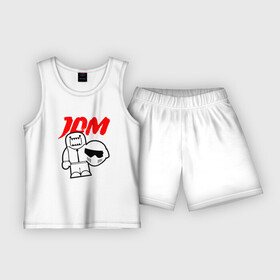 Детская пижама с шортами хлопок с принтом JDM  Japan  Racer в Кировске,  |  | japan | jaw | jdm | racer | style | teeth | гонщик | зубы | пасть | стиль | япония