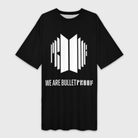 Платье-футболка 3D с принтом BTS WE ARE BULLETPROOF  БТС  мы пуленепробиваемые в Кировске,  |  | album | proof | бтс | ви | джин | камбек | намджун | новый альбом | пруф | рм | тэхен | хоби | хосок | чимин | чонгук | шуга | юнги