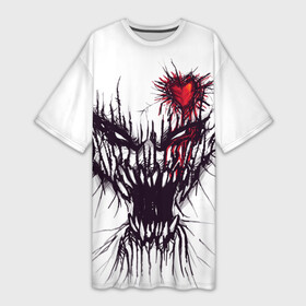 Платье-футболка 3D с принтом Silver Blood в Кировске,  |  | after dark | amazing | blood | gta5 | werewolf