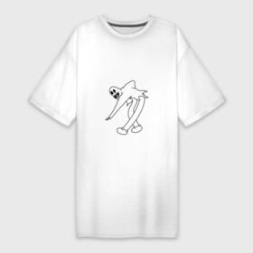 Платье-футболка хлопок с принтом ГОСТМЕЙН в Кировске,  |  | baader | gasm | ghostemane | logo | meinhof | music | rap | газм | гостмейн | лого | музыка | рэп | рэпер | рэперы | символ | символы