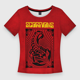 Женская футболка 3D Slim с принтом Scorpions Rock Believer в Кировске,  |  | metal | rock | rock believer | scorpions | глэм метал | клаус майне | маттиас ябс | метал | микки ди | павел мончивода | рок | рудольф шенкер | скорпион | скорпионс | хард рок | хеви метал