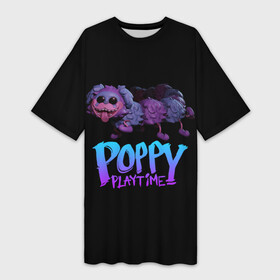 Платье-футболка 3D с принтом POPPY PLAYTIME  PJ Pug a Pillar в Кировске,  |  | haggy waggy | pj pug a pillar | poppy playtime | монстр | плэйтайм | попи плей тайм | попи плэй тайм | попиплейтам | попиплэйтайм | поппи плейтайм | поппиплэйтайм | собака | хагги вагги | хаги ваги