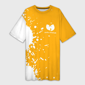 Платье-футболка 3D с принтом wu tang clan  маленькое лого в Кировске,  |  | ghostface killah | method man | wu tang | wu tang clan | ву танг | ву танг клан