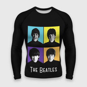 Мужской рашгард 3D с принтом The Beatles Портреты в Кировске,  |  | beatles | john lennon | music | paul mccartney | rock | the beatles | yellow submarine | yesterday | битлз | битлс | битлы | джон леннон | леннон | маккартни | музыка | пол маккартни | рок