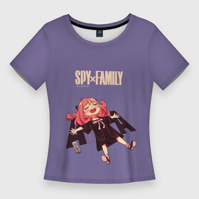 Женская футболка 3D Slim с принтом Spy x Family  Anya Forger в Кировске,  |  | family | forger | loid | spy | spy x family | twilight | аня | йор | красавица | лойд | манга | семья | семья шпиона | спящая | сумрак | супайфамири | форджер | шпион