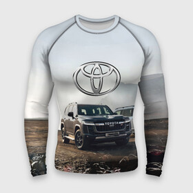 Мужской рашгард 3D с принтом Toyota Land Cruiser 300 Sport в Кировске,  |  | car | japan | land cruiser | motorsport | mountains | nature | off road vehicle | prestige | toyota | автомобиль | автоспорт | внедорожник | горы | престиж | природа | тойота | япония