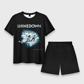 Мужской костюм с шортами 3D с принтом Shinedown  I ll Follow You в Кировске,  |  | brent smith | ill follow you | shinedown | брент смит | группа | музыка | рок | рок группа