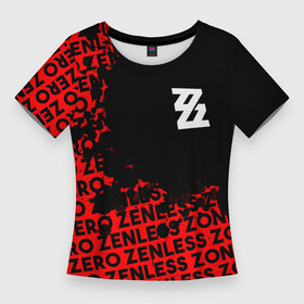 Женская футболка 3D Slim с принтом Zenless Zone Zero капля арт в Кировске,  |  | anime | game | games | zenless zone zero | zzz | аниме | зенлес | зенлесс зон зиро | ззз | игра | игры