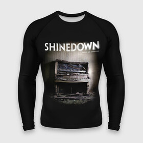 Мужской рашгард 3D с принтом Shinedown  The Sound of Madness в Кировске,  |  | Тематика изображения на принте: brent smith | shinedown | the sound of madness | брент смит | группа | музыка | рок | рок группа