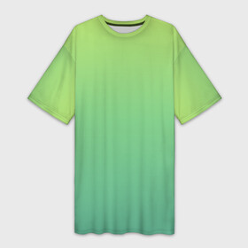 Платье-футболка 3D с принтом Shades of Green  GRADIENT в Кировске,  |  | абстракция | амбре | без дизайна | градиент | градиент и ничего лишнего | градиенты | зеленая | зеленое | зеленый | летний зеленый цвет | на весну | на каждый день | на лето | оттенки зеленого