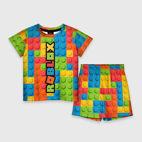 Детский костюм с шортами 3D с принтом Roblox Games в Кировске,  |  | color | roblox | лего | роблокс | роблокс игры
