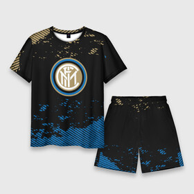 Мужской костюм с шортами 3D с принтом inter  logo в Кировске,  |  | club | footbal | inter | internazionale | logo | milan | pro football | знак | интер | интернационале | клуб | логотип | логотипы | милан | символ | символы | форма | футбол | футбольная | футбольный