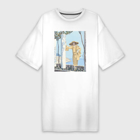 Платье-футболка хлопок с принтом Amalfi. Robe, de Worth (Вид на море) в Кировске,  |  | абстракция | винтаж | девушка | искусство | картина | классика | любовь | минимализм | отдых | природа | цветы | экспрессионизм