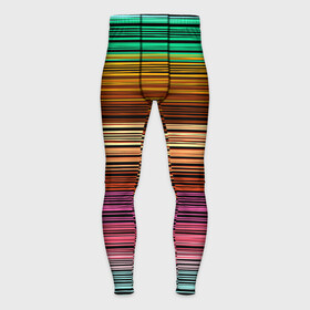 Мужские тайтсы 3D с принтом Multicolored thin stripes Разноцветные полосы в Кировске,  |  | Тематика изображения на принте: multicolored | striped pattern | thin stripes | линии | полосатый узор | разноцветные полосы | разноцветный