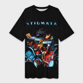 Платье-футболка 3D с принтом Acoustic  Drive  Stigmata в Кировске,  |  | stigmata | артём лоцких | группа | музыка | песни | рок | рок группа | стигмата | стигматы