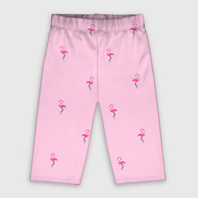 Велосипедки 3D с принтом Фламинго на розовом фоне в Кировске,  |  | birds | delicate | flamingo | minimalism | minimalistic | nature | pattern | pink | seamless | summer | vacation | бесшовный | изящный | лето | минимализм | минималистичный | отпуск | паттерн | природа | птицы | розовый | фламинго