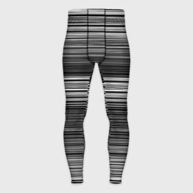 Мужские тайтсы 3D с принтом Black and white thin stripes Тонкие полосы в Кировске,  |  | black and white | stripes | thin stripes | полосатый узор | серый | тонкие полосы | черно белый