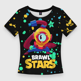 Женская футболка 3D Slim с принтом Otis Brawl Stars в Кировске,  |  | brawl stars | faraotis | otis | otis brawl stars | бравл старс | отис | отис бравл старс | фараотис