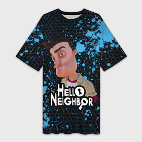 Платье-футболка 3D с принтом Hello Neighbor  Привет сосед  Ник Рот в Кировске,  |  | hello neighbor | видеоигра | игра | ник рот | привет сосед | сосед | теодор питерсон