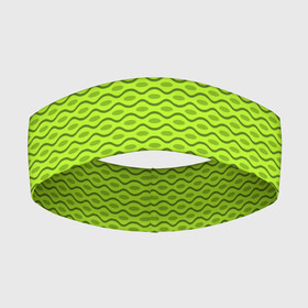 Повязка на голову 3D с принтом Зеленые абстрактные линии в Кировске,  |  | абстрактные | абстракция | геометрия | классика | классические | нейтральные | спокойные | узор | узоры