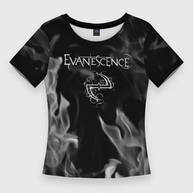 Женская футболка 3D Slim с принтом Evanescence  пламя в Кировске,  |  | evanescence | punk | rock | альтернативный хип хоп | группа | инди поп | музыка | музыкальное произведение | ноты | панк | регги | рок | синти поп