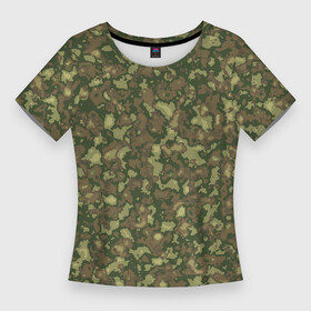 Женская футболка 3D Slim с принтом Камуфляж цифровой Флора 1 пиксель в Кировске,  |  | camo | digital | flora 1 | hunt | pattern | pixel | war | армейский | армия | боец | военный | воин | защитный | зеленый | камуфляж | коричневый | маскировка | охота | паттерн | пейнтбол | пиксель | пиксельный | пятна