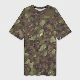 Платье-футболка 3D с принтом Камуфляж Multicam в Кировске,  |  | camo | digital | multicam | pattern | war | армейский | армия | боец | военный | воин | защитный | зеленый | камуфляж | коричневый | маскировка | мультикам | охота | паттерн | пейнтбол | пятна | пятнистый | рыбалка