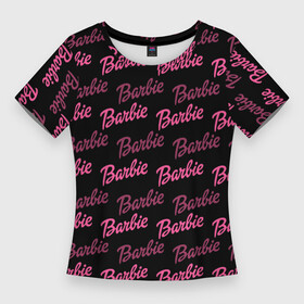 Женская футболка 3D Slim с принтом Barbie  Барби в Кировске,  |  | barbara | barbie | teenage fashion model | барби | брбара миллисент рбертс | детская игрушка | кен и барби | кукла